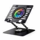 SUPORTE P/ NOTEBOOK SATE A-CP30 RGB METAL GRAY *G