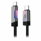 CABO SMARTFY FCC01B USB-C P/ USB-C 1MT BLACK