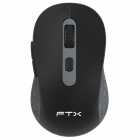MOUSE FTX MW44 WIRELESS/1600DPI/PRETO-GRAY 128892