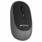 MOUSE FTX MWB59 WIRELESS/1600DPI/RECARR/PRETO-GRAY 128953