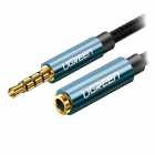 CABO ADAPTADOR UGREEN AV118 JACK 3.5 MM-PRETO/AZUL