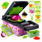 CORTADOR DE VERDURAS C/ MANDOLINA Y DEPOSITO 14PCS