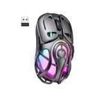 MOUSE ONIKUMA DM02 TRI-MOD RGB BATERIA GRAY 12800DPI