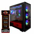 PC UP APOCALYPSE R7 7700/32GB/1TB NVME/RTX5070 750W -4FAN RGB