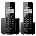 TELEFONE PANASONIC KXTGB112LAB 110-220 BLACK