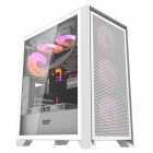 GABINETE AIGO DARKFLASH DRX70 MESH WHITE 4FAN ARGB