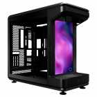GABINETE COOLER MASTER MASTERFRAME 360 STAGE LCD MF360-KHNN-S02 BLACK GLASS