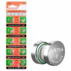 PILHA AG5/LR754W/393A TIANQIU ALKALINA - PACK 10