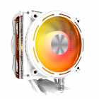 COOLER CPU DARKFLASH E400 PLUS BRANCO(2X FAN) ARGB