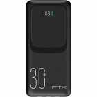 CARREGADOR PORT. FTX PB-30LCD-BK 30000MAH BLACK *
