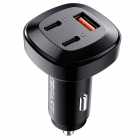 CARREGADOR ACEFAST B3 P/ CARRO USB-C + USB-A 66W BLACK