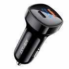 CARREGADOR ACEFAST B4 P/ CARRO USB-C + USB-A 66W DIGITAL/BLACK