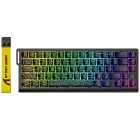 TECLADO ATTACK MAGNETICO X68 PRO HE MEC C/CABO BLACK-CONTOUR LINE