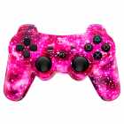 CONTROLE PS3 PLAYGAME DUALSHOCK GALAXY PINK A-1054156