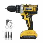 KIT PARAFUSADEIRA ELEC. KANDEXS SP-992 21V BLK/YEL BLACK/YELOWW