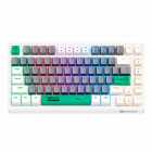 TECLADO ONIKUMA G52 C/CABO USB-C RGB WHITE