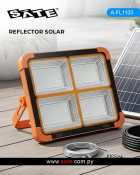 REFLECTOR SOLAR SATE A-FL1103 300W ORANGE/BLACK USB CHARGER