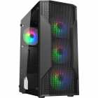 GABINETE COUGAR MX110 4FAN BLACK MID TOWER