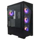 GABINETE TEROS TE-1330G ARGB 4FAN BLACK