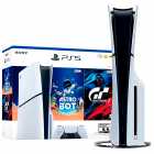 Console Sony PlayStation 5 PS5 Slim CFI-2115 4K 120Hz 1TB, Bivolt Com Disco + Astro Bot + Gran Turismo 7