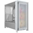 GABINETE CORSAIR FRAME 4000 SERIES AIRFLOW ARGB WH CC-9011297-WW 3FAN WHITE
