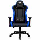 Cadeira Gamer UP Gamer D2534BKBL, PVC Algod�o Base em Metal Reclin�vel At� 120kg, Preto e Azul