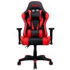 Cadeira Gamer UP Gamer LT Series BKRD01, PU Algod�o Base em Nylon Reclin�vel At� 100kg, Preto e Vermelho