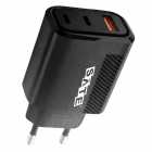 CARREGADOR SATE A-CC1202 ADAPTER USB+USB-C 12W BLK BLACK