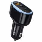 CARREGADOR SATE P/ CARRO A-CC2014 QC3.0+PD BLACK