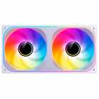 COOLER FAN JONSBO ZB-240WR ARGB 242MM WHITE 2FAN*G