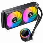 COOLER WATER JONSBO TG-240 ARGB 240MM 2FAN BLACK*G 240MMM TOWER 2FAN