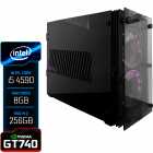 PC Gamer Montado Stratos Intel Core i5 4590, GeForce GT740 2GB GDDR5, 16GB RAM DDR3, SSD NVMe 256GB, 2x Fans RGB, Stratos Vidro Temperado