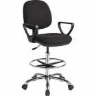 CADEIRA PRA CAIXA LEVEL LVS-214 GIRATORIA COM APOIO - BLACK