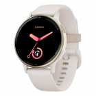 RELOGIO GARMIN VIVO ACTIVE 5 GPS DOURADO/BRANCO 010-02862-5B