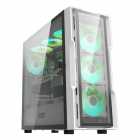 GABINETE AIGO DARKFLASH DK431 GLASS ARGB WHITE