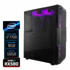 PC UP GAMER VENON I7 7A/16GB/M.2 512/RX580/400W 5FAN RGB
