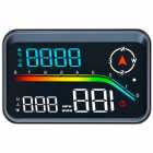 VELOCIMETRO HEAD-UP DISPLAY SATE SD-M25 BLACK