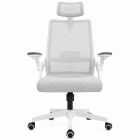 Cadeira de Escrit�rio UP Gamer Essential MSD-221AW, Encosto Apoio Lombar, Assento Espuma Moldada, Bra�os Rebat�veis, Cinza