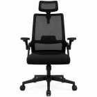 Cadeira de Escrit�rio UP Gamer Essential MSD-221A, Encosto Apoio Lombar, Assento Espuma Moldada, Bra�os Rebat�veis, Preto