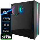 PC UP GAMER I7 3770/16GB/512GB M2/500W/GT730 4GB RGB