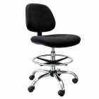 CADEIRA PRA CAIXA LEVEL LVS-215 GIRATORIA BLACK *G