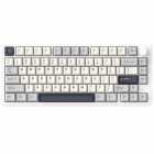 TECLADO ATTACK X86 WIRE RGB MEC. WIRED+2.4+BT WHIT STAR WHITE-GREE N TEA SWITCH