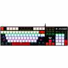 TECLADO AULA S500 WIRED MEC. BLACK+RED+YELLOW BLUE SWITCHES