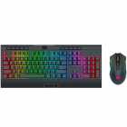 TEC/MOUSE REDRAGON S151 PRO WIRELESS EUA RGB PRETO
