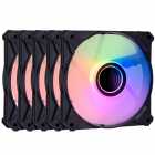 COOLER FAN AIGO DARKFLASH INFINITY 8 KIT 5IN1 BLK INF8