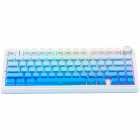 TECLADO AULA F75 PRO RGB MECA WIRELES C/CABO 290645 USA WHITE GRADIENT BLUE