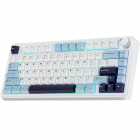TECLADO AULA F75 RGB MECA. WIRELESS C/CABO BLU+WHI BLUE+WHIT+PURPL E 9241