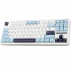 TECLADO AULA F87 PRO RGB MECA. WIRELESS C/CABO 80% NIMBUS ING LIGH GREY/WHITE/BLUE