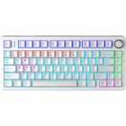 TECLADO AULA F75 RGB MECA WIRELESS C/CABO WHITE KE W.KEYBOARD+BLUE BLUE SWITCH 839