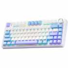 TECLADO AULA F75 RGB MECA WIRELES C/CABO BLUE+WHT +DARK BLUE/K V3 208633